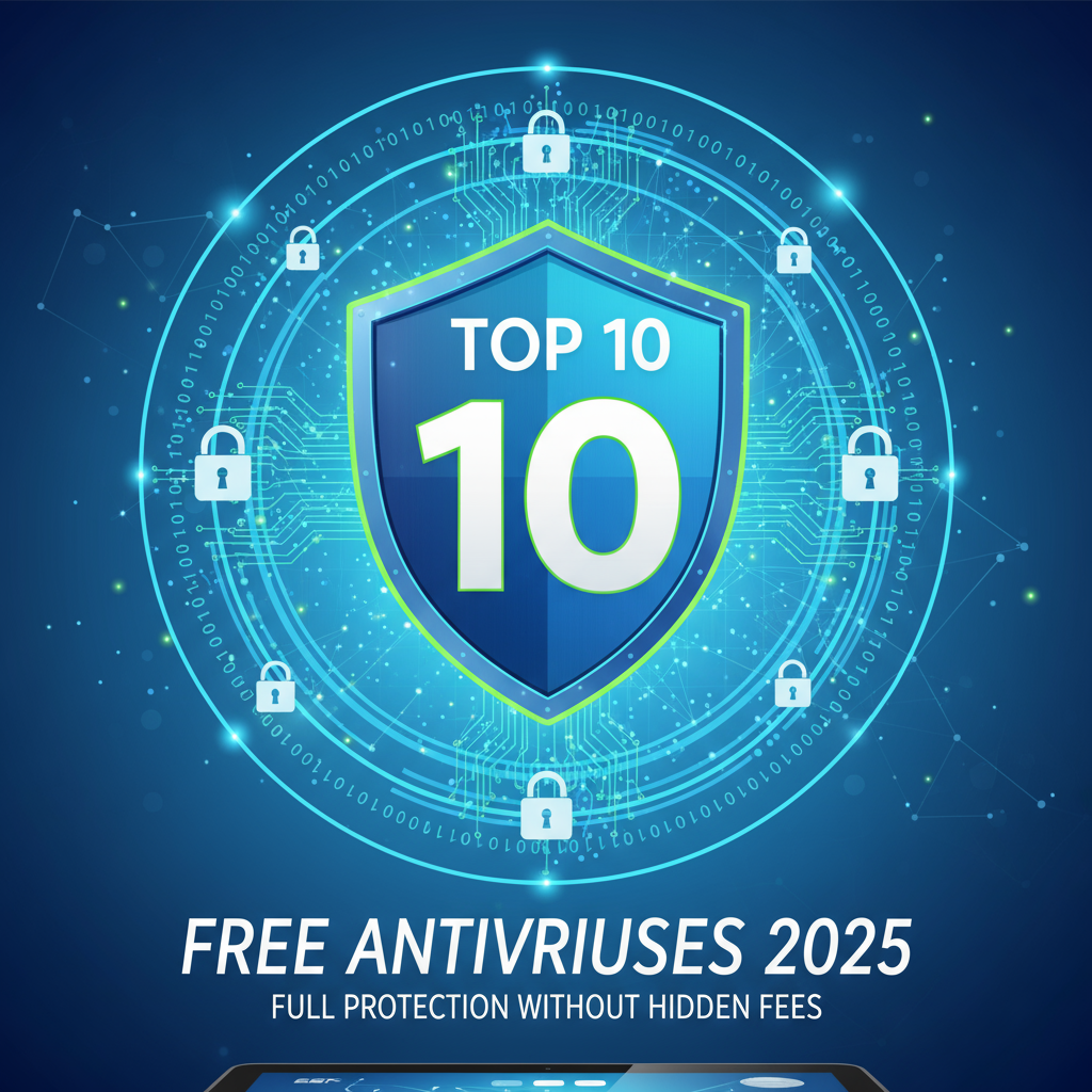 Топ-10 бесплатных антивирусов 2025: полная защита без скрытых платежей